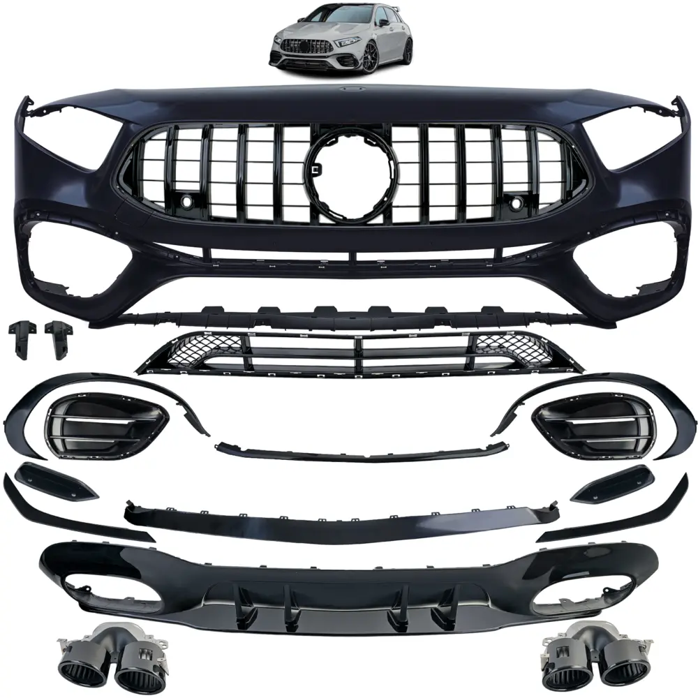 Diffusore Posteriore per Mercedes-Benz AMG-Line W177 2018-2023