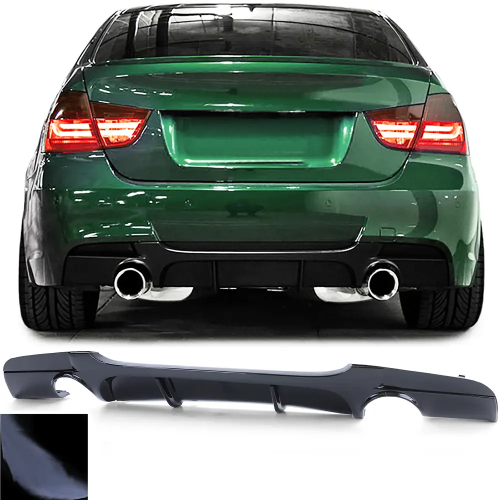 Diffusore Posteriore Performance Nero Lucido per BMW Serie 3 E90 E91 (2005-2012)