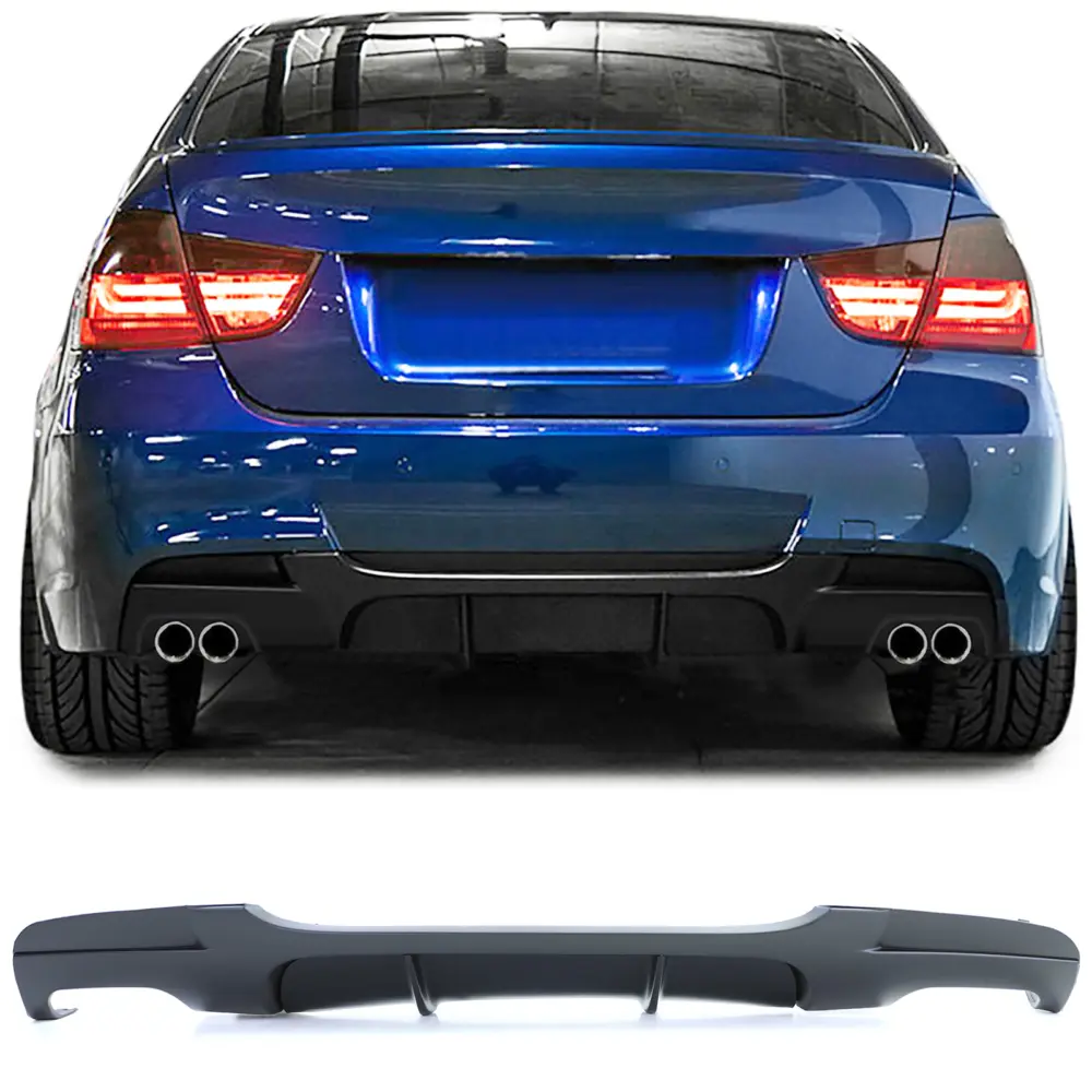 Diffusore Posteriore Performance Nero Opaco per BMW Serie 3 E90 E91 05-12