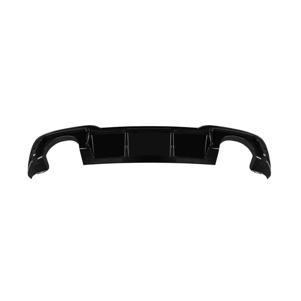 Diffusore Posteriore RS3 con Terminali Neri per Audi A3 Sportback S-line