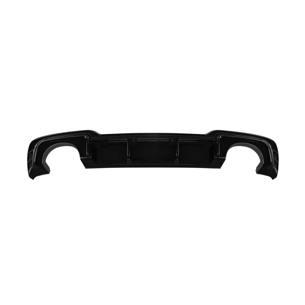 Diffusore Posteriore RS3 con Terminali Neri per Audi A3 Sportback S-line
