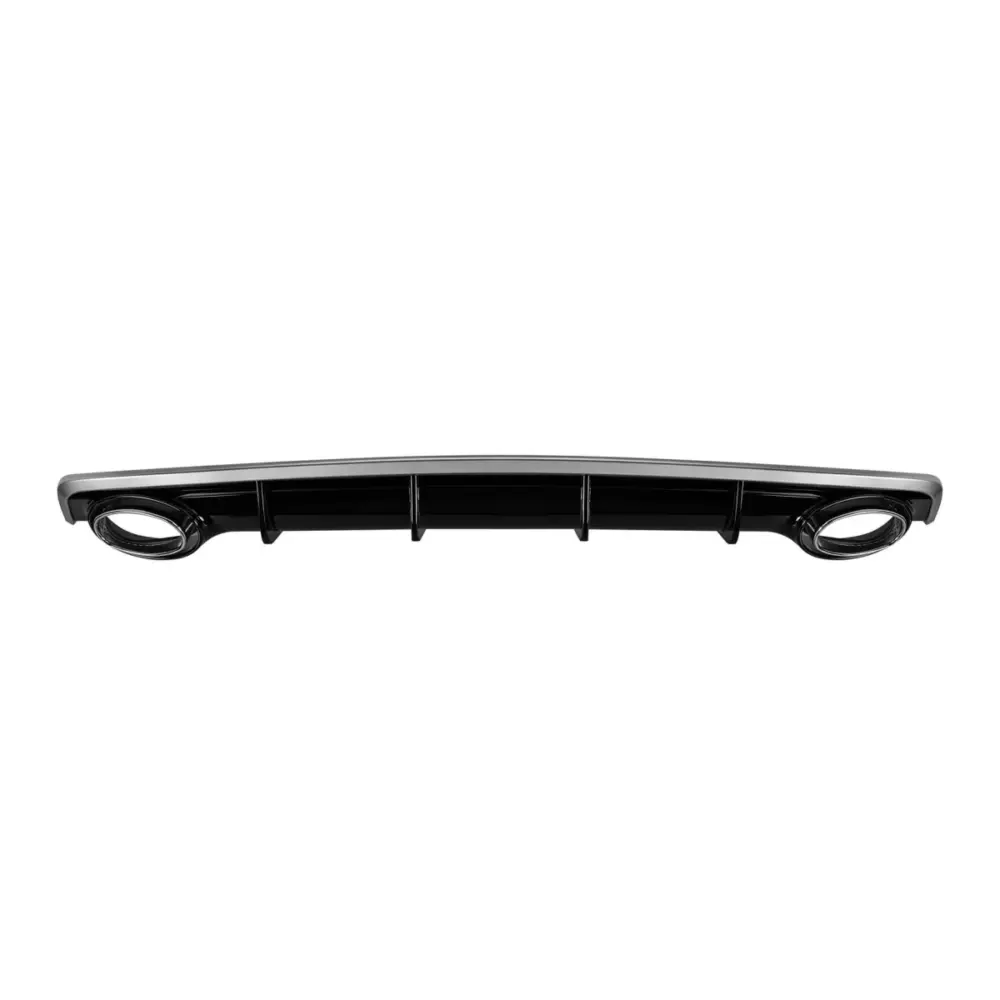 Diffusore Posteriore RS7 con Terminali Cromati per Audi A7 Sportback 2015-2017