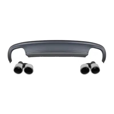 Diffusore Posteriore S5 con Terminali Cromati per Audi A5 Sportback 2012-2015