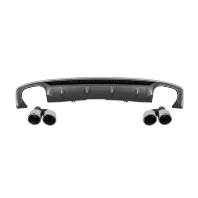 Diffusore Posteriore S5 con Terminali Cromati per Audi A5 Sportback Coupe