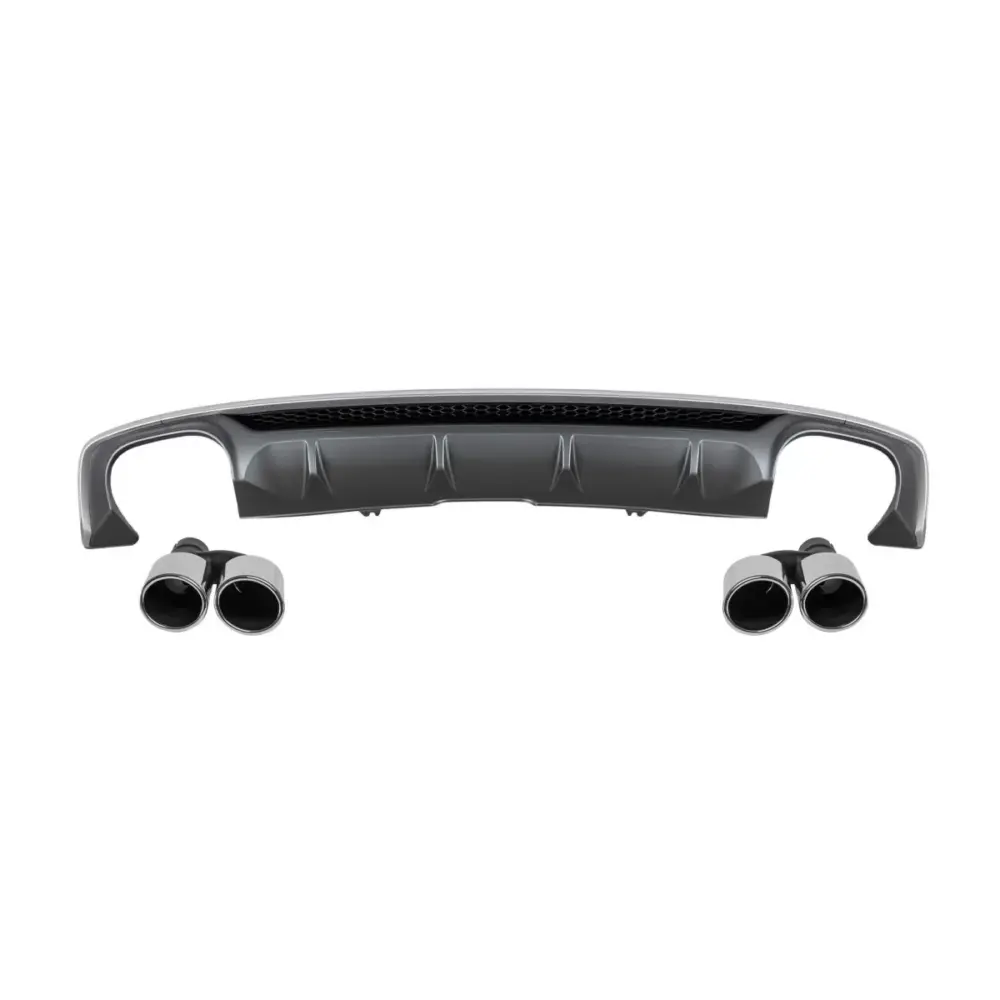 Diffusore Posteriore S5 con Terminali Cromati per Audi A5 Sportback Coupe
