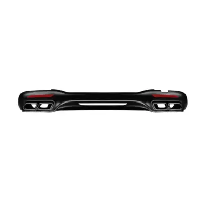 Diffusore Posteriore S63 con Terminali Cromati per Mercedes Classe S W222
