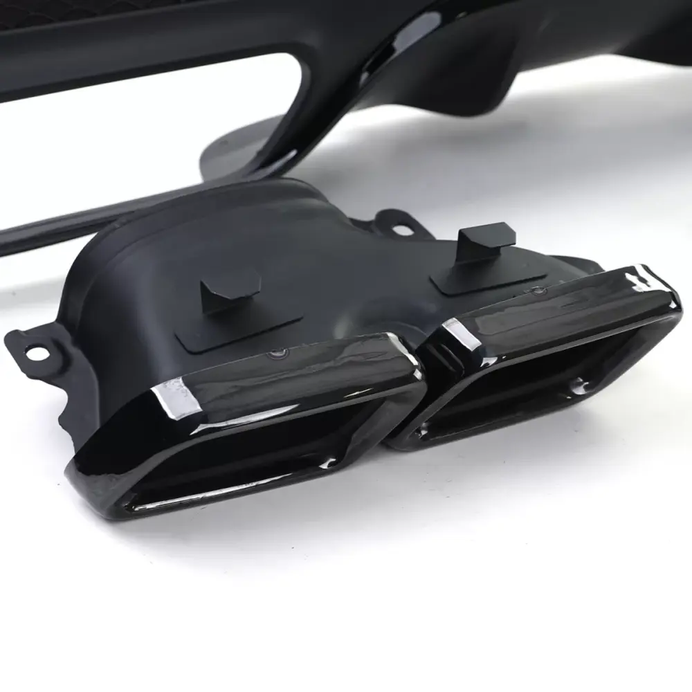 Diffusore Posteriore Sport con Terminali Neri per Mercedes GLE W166 15-18