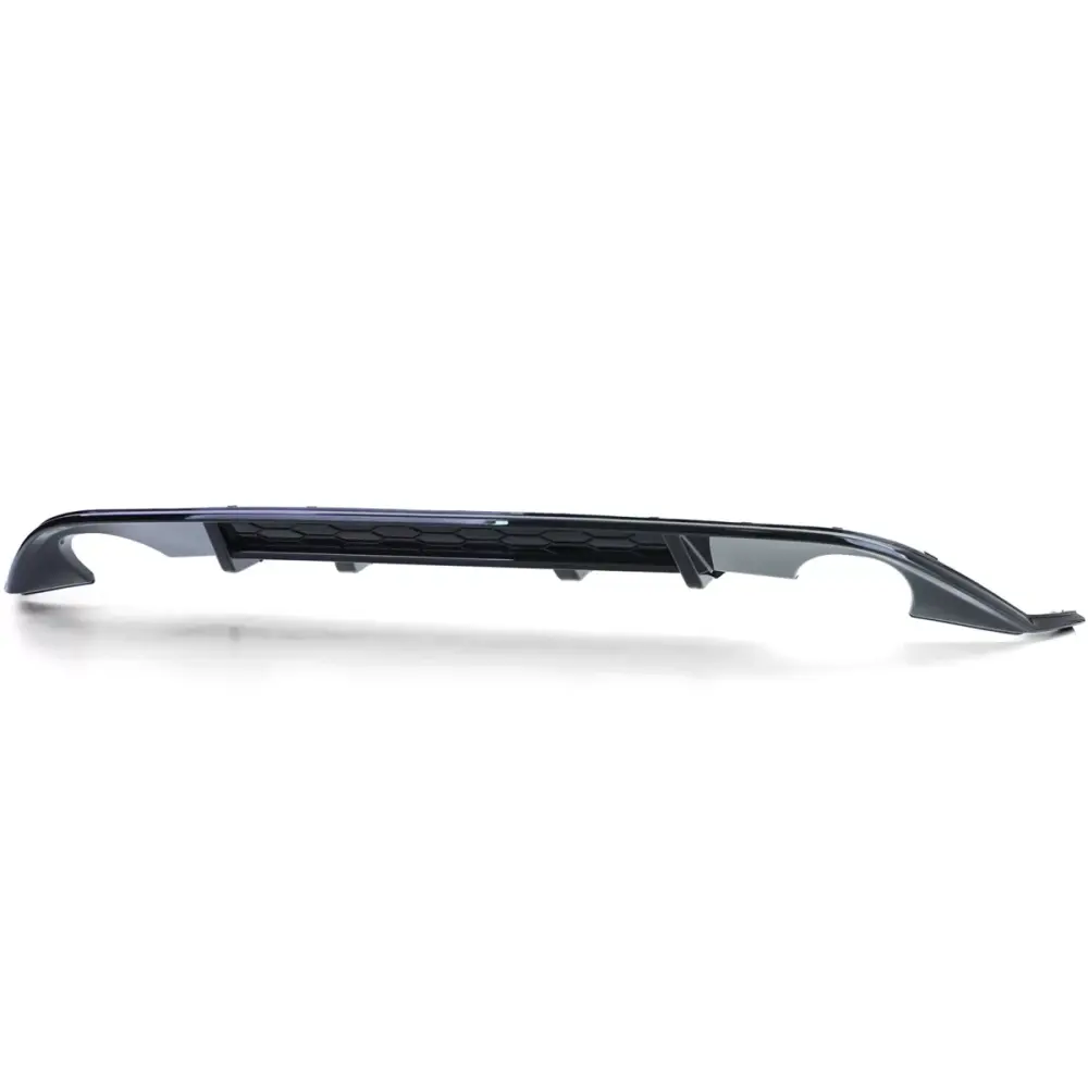 Diffusore Posteriore Sportivo Doppia Uscita Nero Lucido per VW Golf 7 GTI 13-17