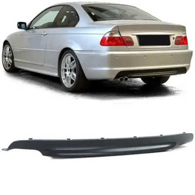 Diffusore Posteriore Sportivo Nero per BMW E46 M-Pacchetto Berlina Coupé Cabrio