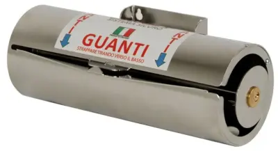 Dispenser porta guanti a rotolo in plastica con chiave