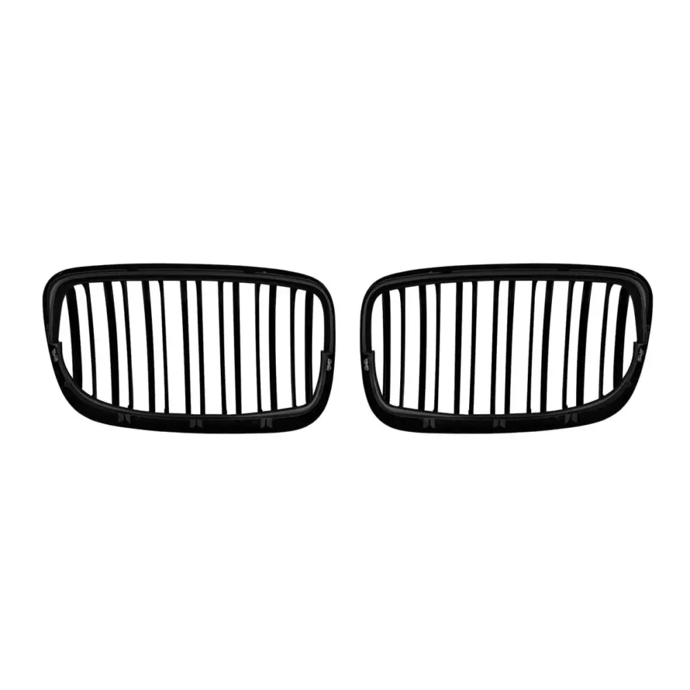 Doppie Griglie Nere Anteriori per BMW X5 E70 2007-2013