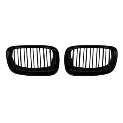 Doppie Griglie Nere Anteriori per BMW X5 E70 2007-2013