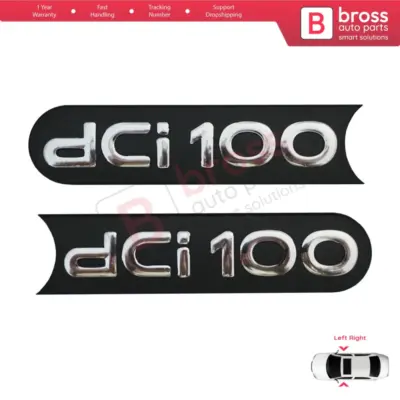 Emblema Laterale Nero DCI100 per Renault Master MK2 Opel Movano Nissan