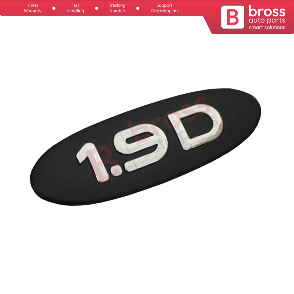 Emblema Nero 1.9d Posteriore per Renault Kangoo 1998-2007 8200120852