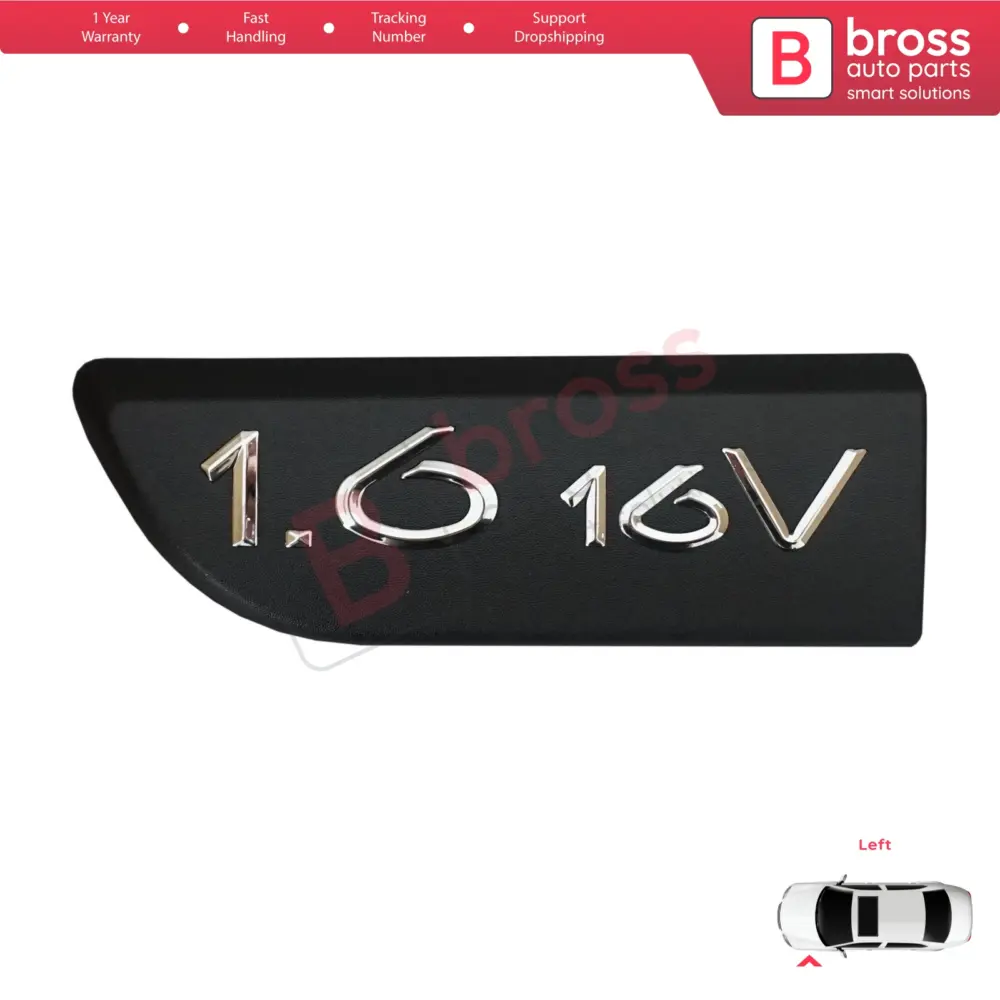 Emblema Nero Anteriore Sinistro per Renault Megane MK2 Scenic MK2 8200209130