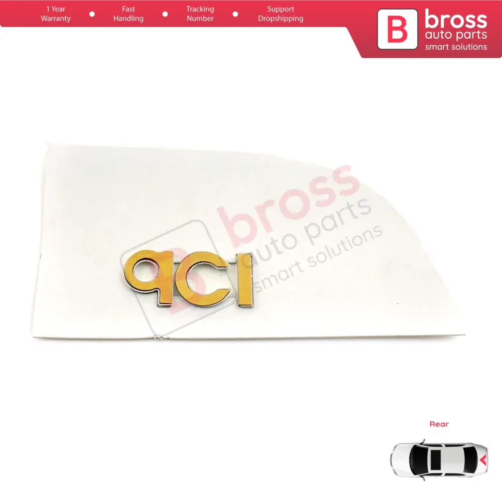 Emblema Posteriore DCI per Renault Megane 3 Clio 3 Captur Scenic 3 Fluence