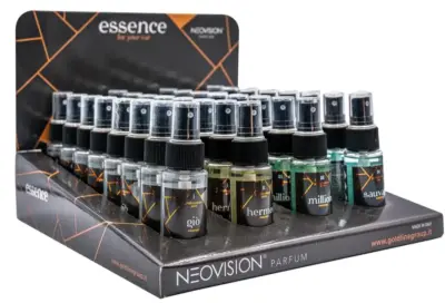 Espositore deodoranti auto assortiti spray fragranze maschili 50 ml