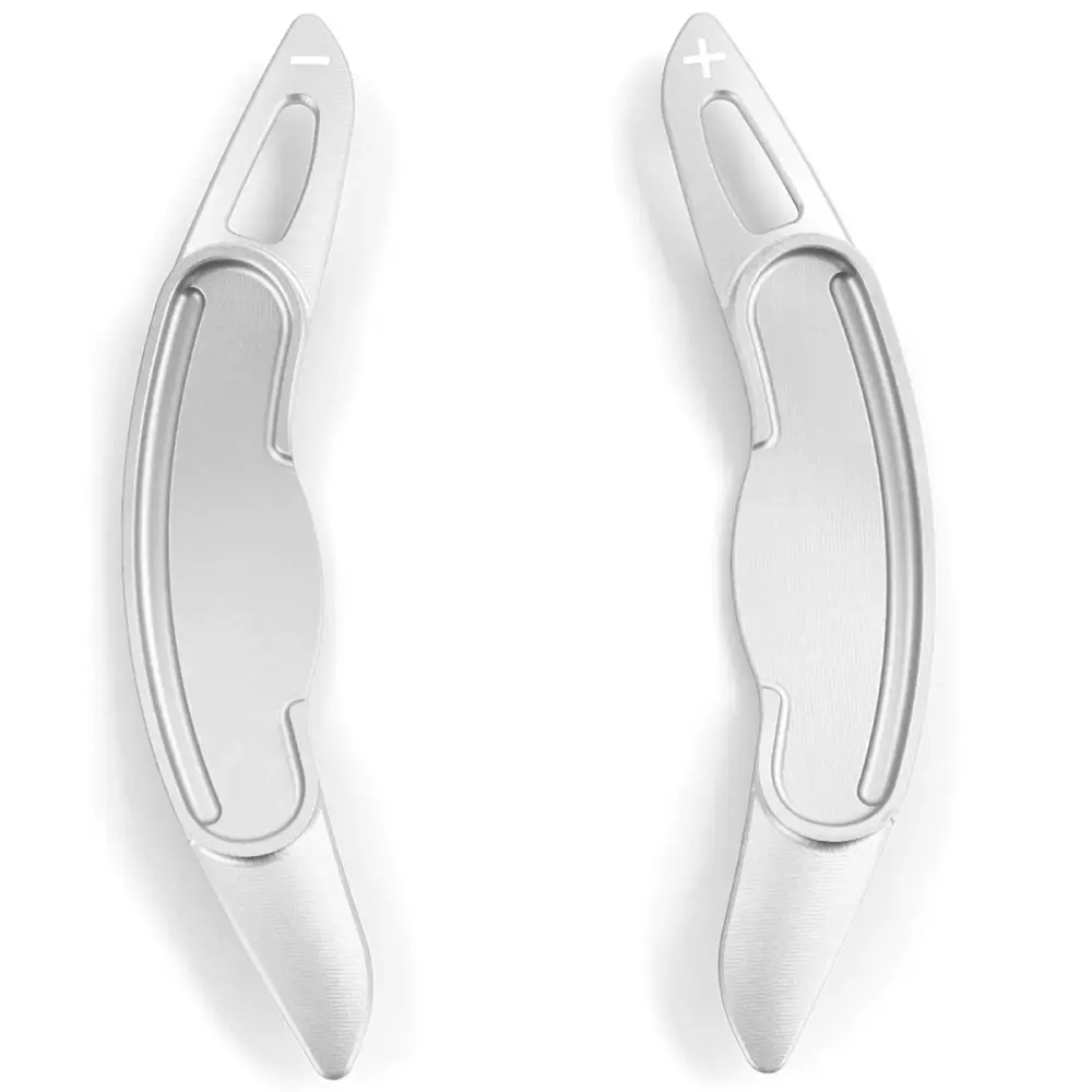 Estensione Paddle Cambio Alluminio Argento per Mini Cooper F55 F56 F57 Cabrio