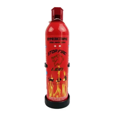 Estintore 750ml con Supporto Plastica Universale Auto