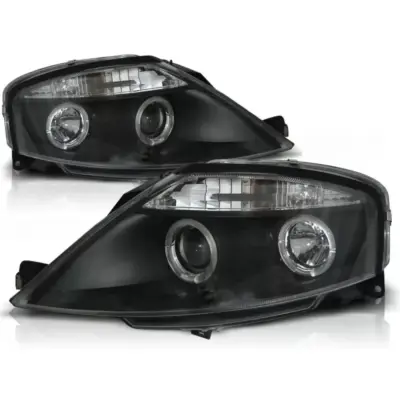 Fanale Anteriore Angel Eyes Nero per Citroën C3 03.02-09