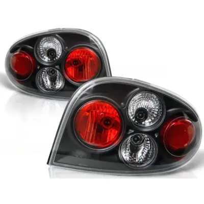 Fanale Anteriore Nero per Renault Megane Coupe 96-10.02