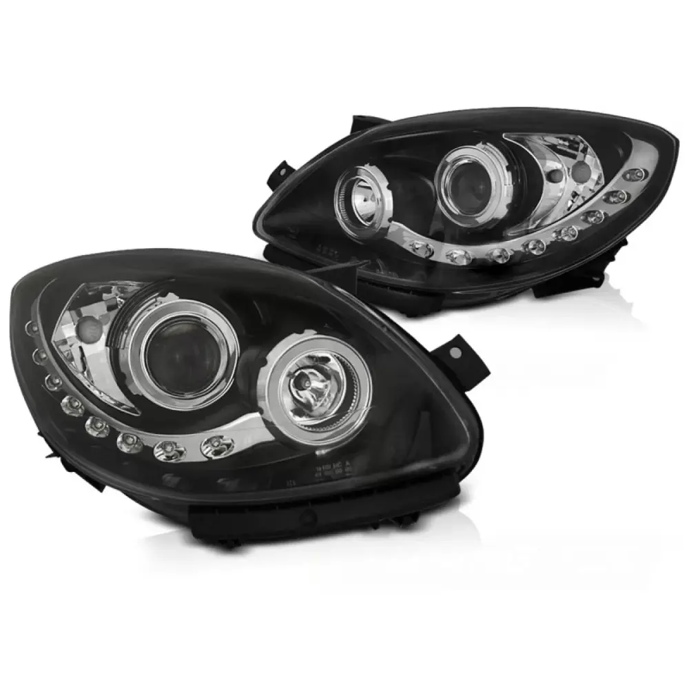 Fanale Daylight Nero Anteriore Destro per Renault Twingo 07-11