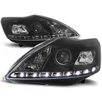Fanale Daylight Nero Anteriore Ford Focus Ii 02.08-10