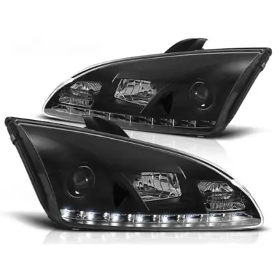 Fanale Daylight Nero Anteriore Ford Focus Ii 09.04-01.08