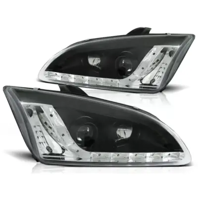 Fanale Daylight Nero Anteriore Ford Focus Ii 09.04-01.08