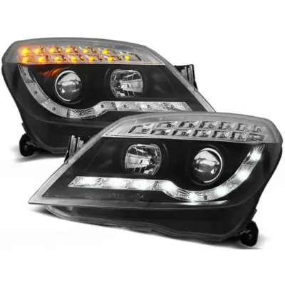 Fanale Daylight Nero Anteriore Opel Astra H 03.04-10
