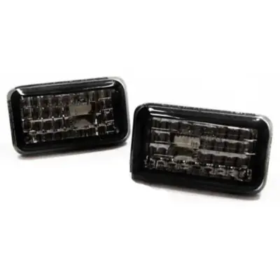 Fanale Laterale Trasparente Nero per Volkswagen Golf Polo Jetta Corrado Scirocco