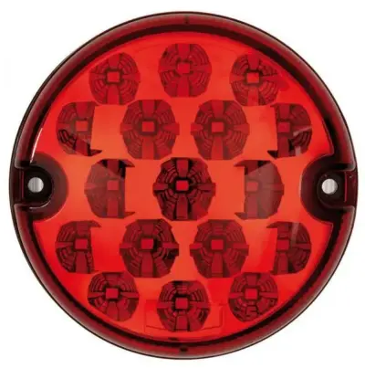 Fanale LED rosso 12-24V 95 mm luce stop e posizione posteriore veicolo