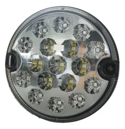 Fanale luci retromarcia retronebbia LED 12-24V trasparente 95 mm