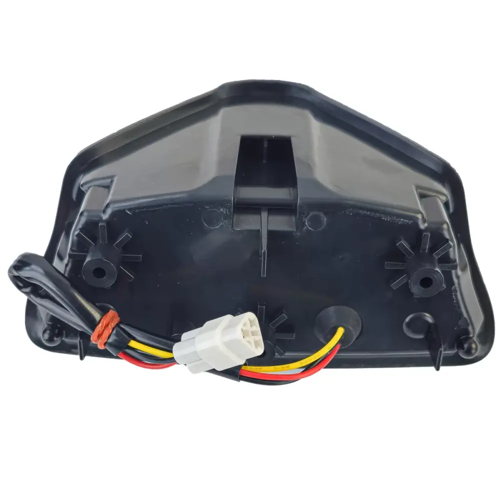 Fanale Posteriore LED Cromato Vetro Trasparente per Suzuki Gsx-r 600 750 1000