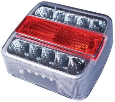 Fanale posteriore rimorchio 12V a led multifunzione luci sicurezza