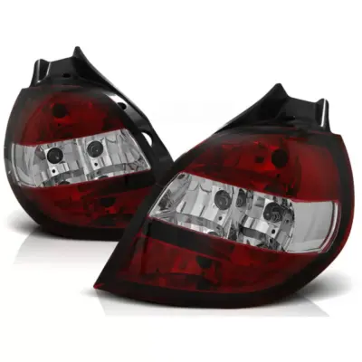 Fanale Posteriore Rosso Bianco per Renault Clio 3 09.05-04.09