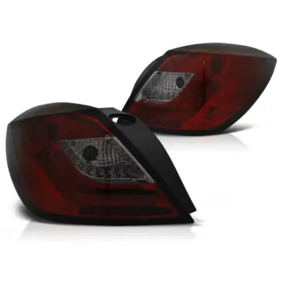 Fanale Posteriore Rosso Fumè LED 3D per Opel Astra H 03.04-09