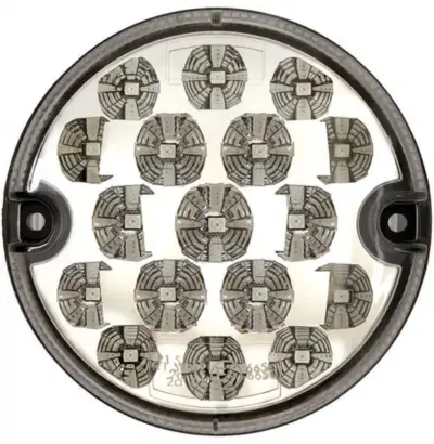 Fanale stop e posizione a led trasparente 12-24V 95 mm luce posteriore auto