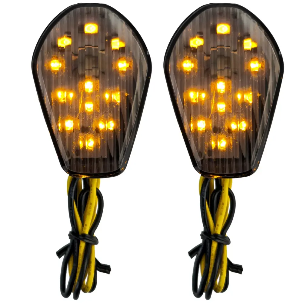 Fanali Indicatori LED Fumé Anteriore per Suzuki Gsx R 600 750 1000