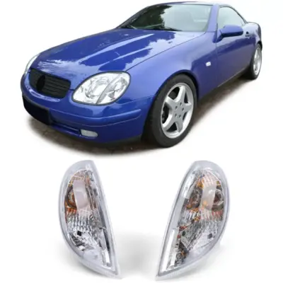 Fanali Indicatori Trasparenti con Lampadine per Mercedes SLK R170 1996-2004