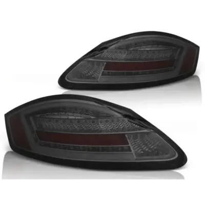 Fanali Posteriori LED Fumé Sequenziali per Porsche Boxster 987 Cayman 05-08