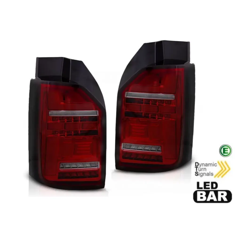 Fanali Posteriori LED Fumé Sinistro e Destro per Volkswagen Transporter T6