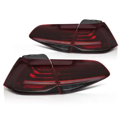 Fanali Posteriori LED Laser Rossi Sequenziali per VW Golf 7 13-19