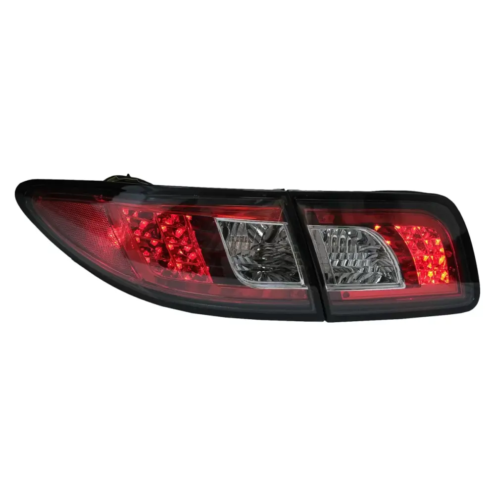 Fanali Posteriori LED Neri per Mazda 6 GG1 Berlina 2002-2007