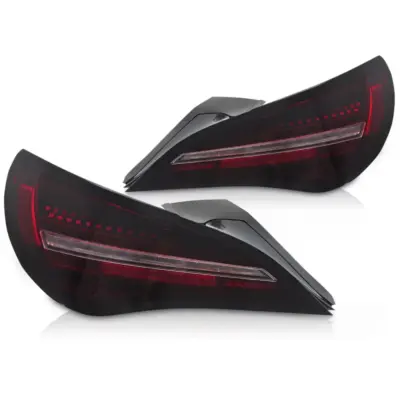 Fanali Posteriori LED Neri Rossi Sequenziali per Mercedes CLA C117 13-19 X117