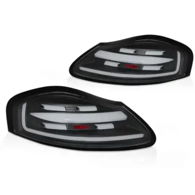 Fanali Posteriori LED Neri Sequenziali per Porsche Boxster 986 96-04