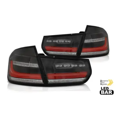 Fanali Posteriori LED Nero e Rosso per BMW Serie 3 F30 2011-2018 Dx e Sx