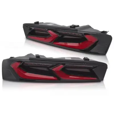 Fanali Posteriori LED Rossi Neri per Chevrolet Camaro 16-18