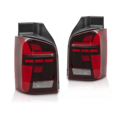 Fanali Posteriori LED Rossi Sequenziali per Volkswagen T5 04.03-09 10-15