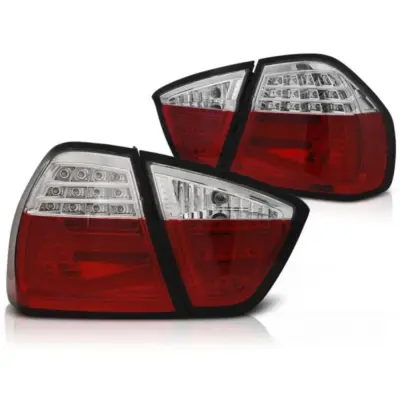Fanali Posteriori LED Rosso Bianco per BMW Serie 3 E90 03-08